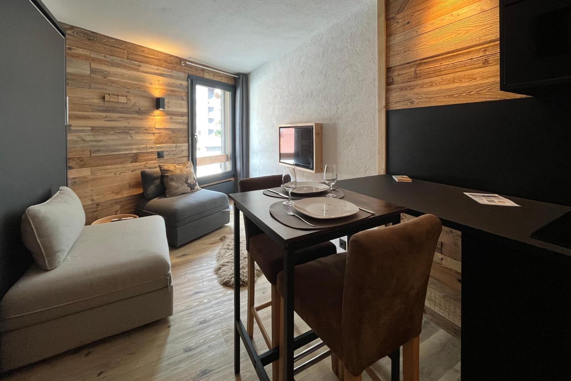 Les Cerfs - Appartement & Studio - Anzère Exterior foto